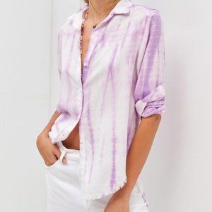 Cloth & Stone Anthropologie Frayed Buttondown Shirt - Size XS